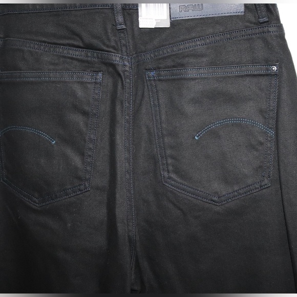 G- Star | Black Wide Leg High Rise Jeans Size 28 New - Picture 8 of 11